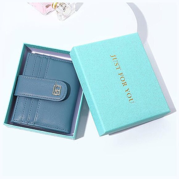 Small Wallets for Women Blue B - Picture 7 of 7